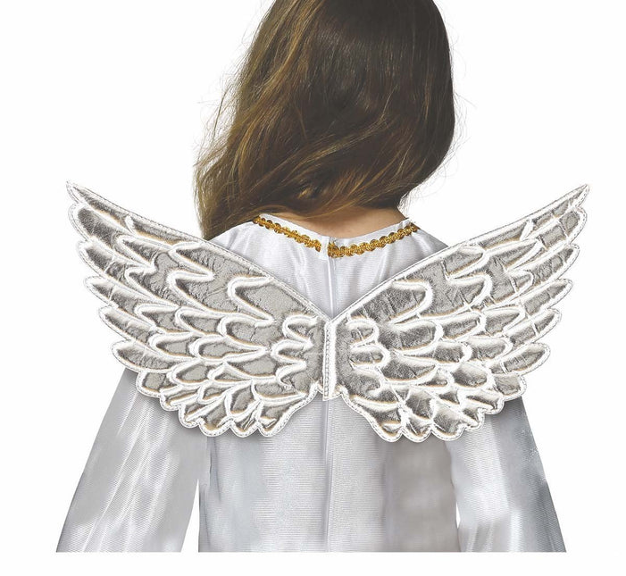 Zilveren Vleugels 44cm van Fiestas Guirca koop je bij Partywinkel