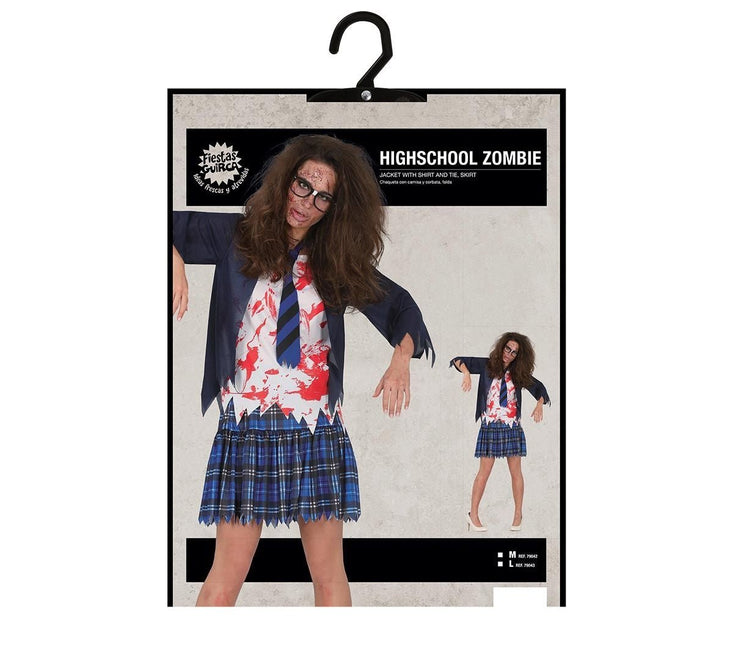 Zombie Student Halloween Kostuum Dames van Fiestas Guirca koop je bij Partywinkel