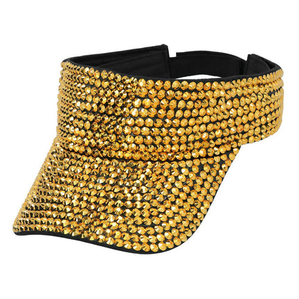 Zonneklep Glam goud van Boland koop je bij Partywinkel