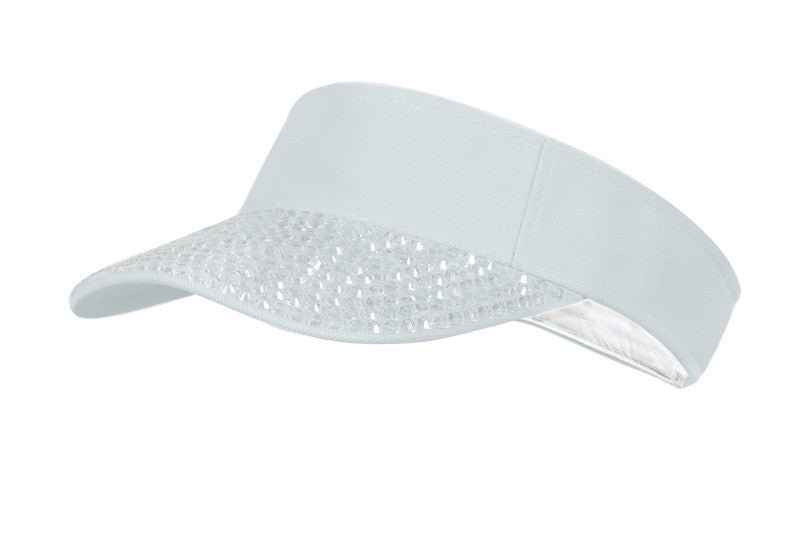 Zonneklep met steentjes - Partywinkel - 8720059062669