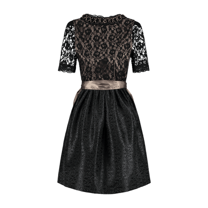 Zwart Bruine Dirndl Jurk Oktoberfest Dames van Haus Huberts koop je bij Partywinkel