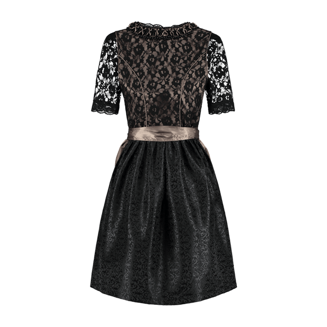 Zwart Bruine Dirndl Jurk Oktoberfest Dames van Haus Huberts koop je bij Partywinkel