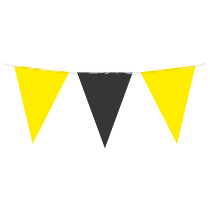 Zwart Gele Slinger 10m van Paper Dreams koop je bij Partywinkel