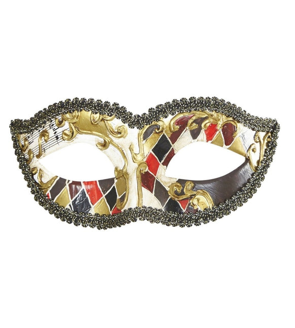 Zwart Gouden Oogmasker van Widmann koop je bij Partywinkel