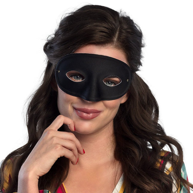 Zwart Oogmasker van Boland koop je bij Partywinkel