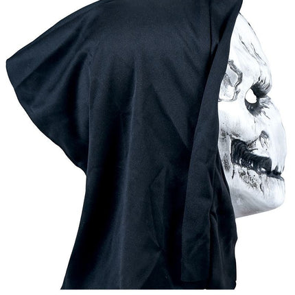 Zwart Witte Halloween Masker Schedel van Fiestas Guirca koop je bij Partywinkel