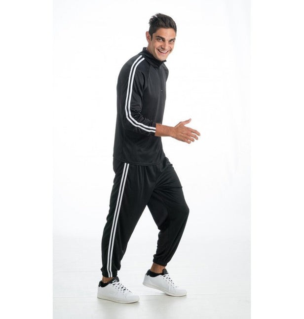 Zwart - Zilveren Rapper Outfit – 2 - Delig van CHAKS koop je bij Partywinkel