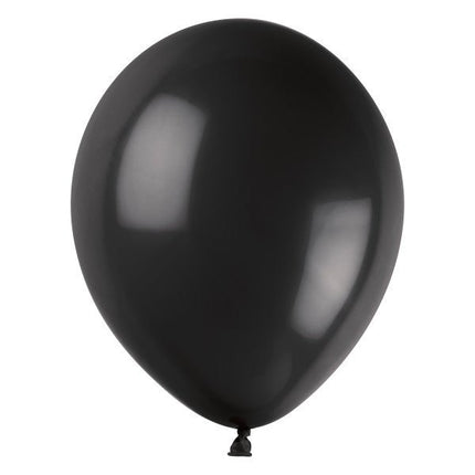 Zwarte Ballonnen 30cm 50st van Unique koop je bij Partywinkel
