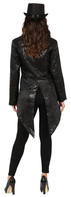 Zwarte Blazer Dames Pailletten van Fiestas Guirca koop je bij Partywinkel