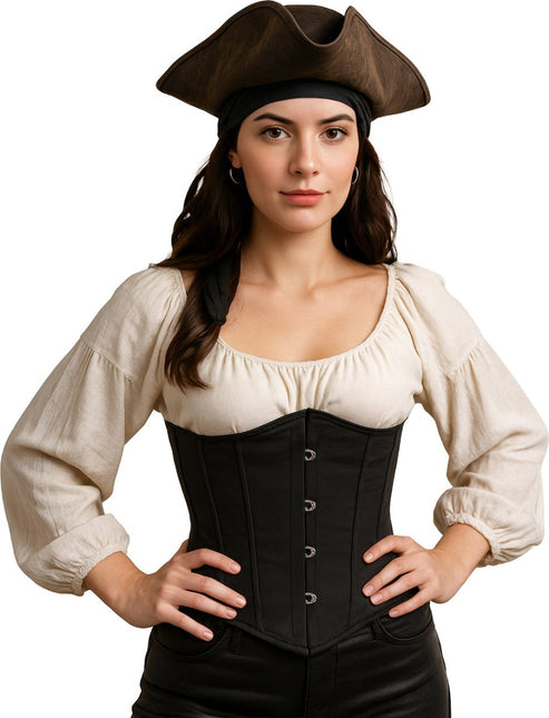 Zwarte Corset Dames Kant van Fiestas Guirca koop je bij Partywinkel