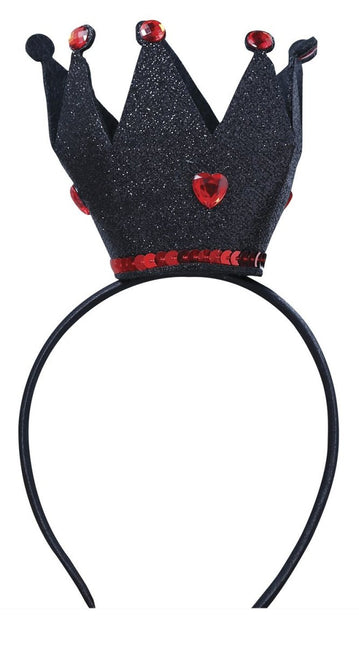 Zwarte Haarband Kroon Diamanten van Fiestas Guirca koop je bij Partywinkel