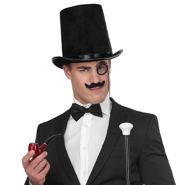 Zwarte Hoed 20cm van Widmann koop je bij Partywinkel