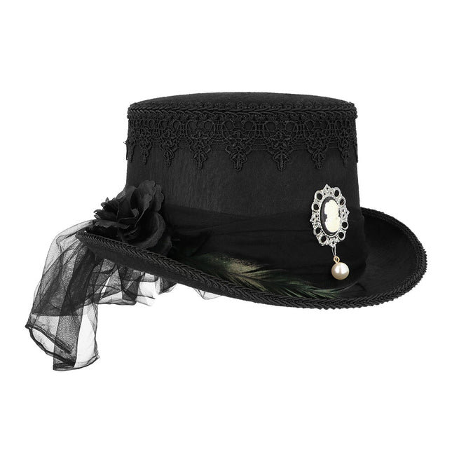 Zwarte Hoed Gothic van Boland koop je bij Partywinkel
