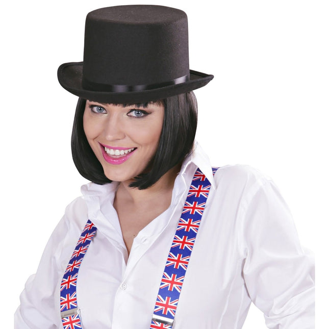 Zwarte Hoge Hoed Vilt van Widmann koop je bij Partywinkel