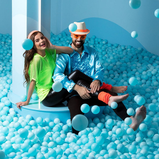 Zwarte Legging Metallic van Boland koop je bij Partywinkel