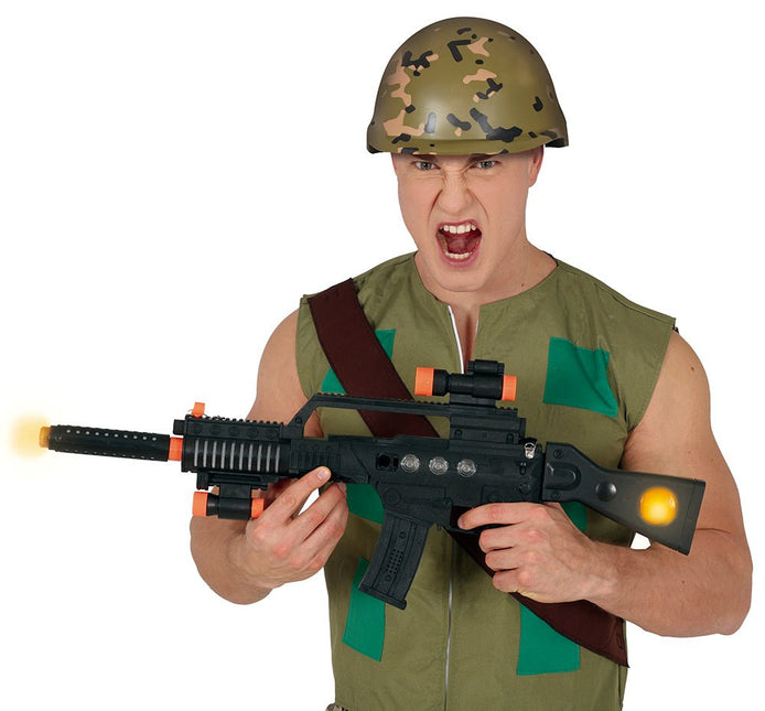 Zwarte Nep Pistool 70cm van Fiestas Guirca koop je bij Partywinkel