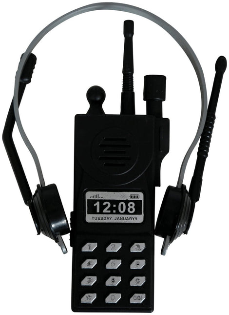 Zwarte Nep Walkie Talkie van Fiestas Guirca koop je bij Partywinkel