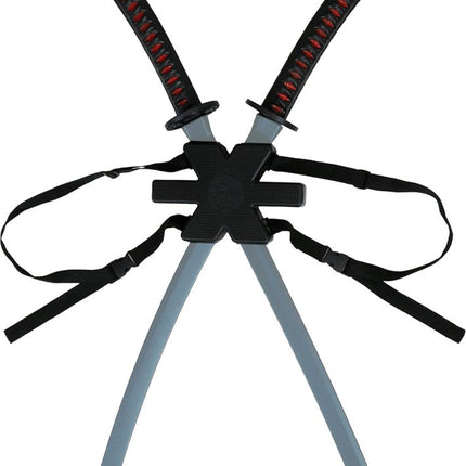 Zwarte Nep Zwaard Samurai 95cm 2st van Fiestas Guirca koop je bij Partywinkel