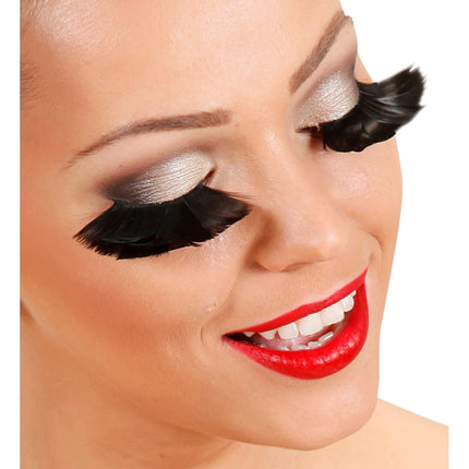 Zwarte Nepwimpers van Widmann koop je bij Partywinkel