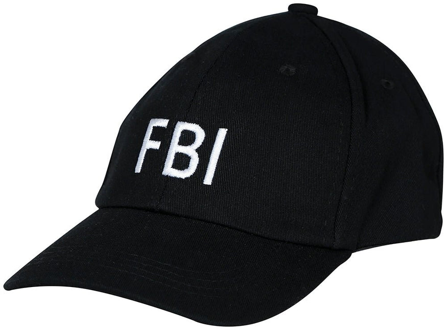 Zwarte Pet Fbi van Fiestas Guirca koop je bij Partywinkel