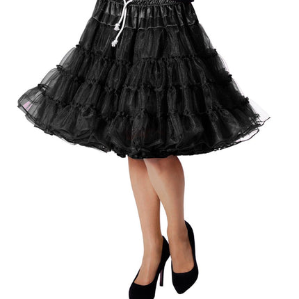 Zwarte Petticoat Luxe van Wilbers & Wilbers koop je bij Partywinkel