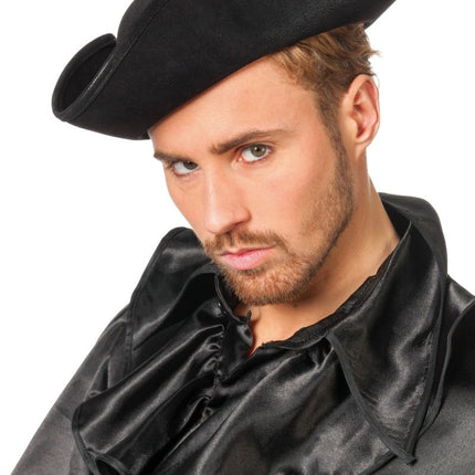 Zwarte Piraten Hoed Drukknopen van Wilbers & Wilbers koop je bij Partywinkel