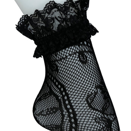 Zwarte Sokken Kant 2st van Fiestas Guirca koop je bij Partywinkel