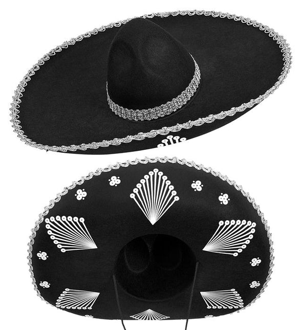 Zwarte Sombrero van Widmann koop je bij Partywinkel