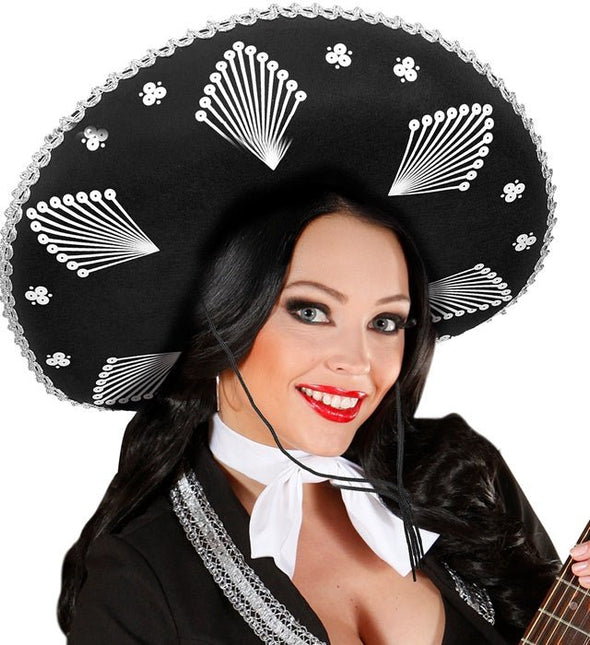 Zwarte Sombrero van Widmann koop je bij Partywinkel