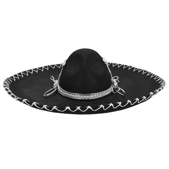 Zwarte Sombrero Guillermo van Boland koop je bij Partywinkel