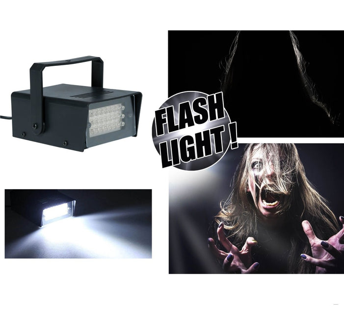 Zwarte Stroboscoop 12cm van Fiestas Guirca koop je bij Partywinkel