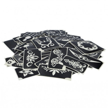 Zwarte Tattoo Stencil Festival 100st van Superstar koop je bij Partywinkel