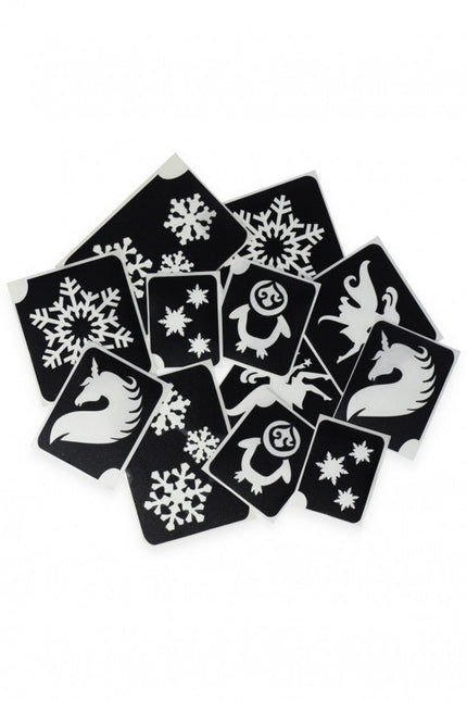 Zwarte Tattoo Stencil Meisjes 12st van Superstar koop je bij Partywinkel