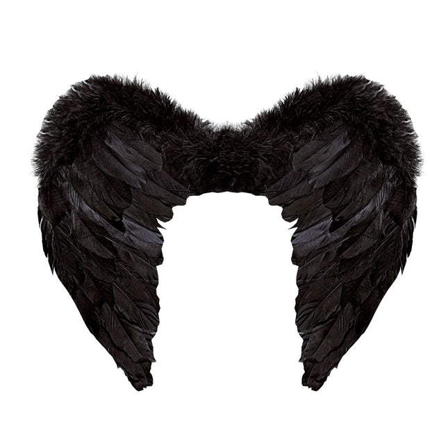 Zwarte Vleugels 50cm van Widmann koop je bij Partywinkel