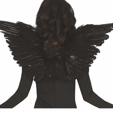 Zwarte Vleugels 62cm van Fiestas Guirca koop je bij Partywinkel